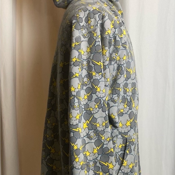 A Bathing Ape Bape Kaws Bapesta Skullsta Star Lightning Men’s XL Hoodie (Rare!) - Picture 5 of 12
